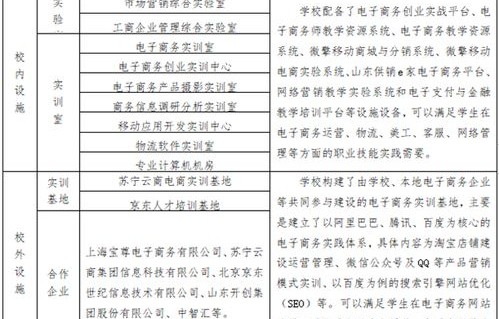本科电子商务师范类专业